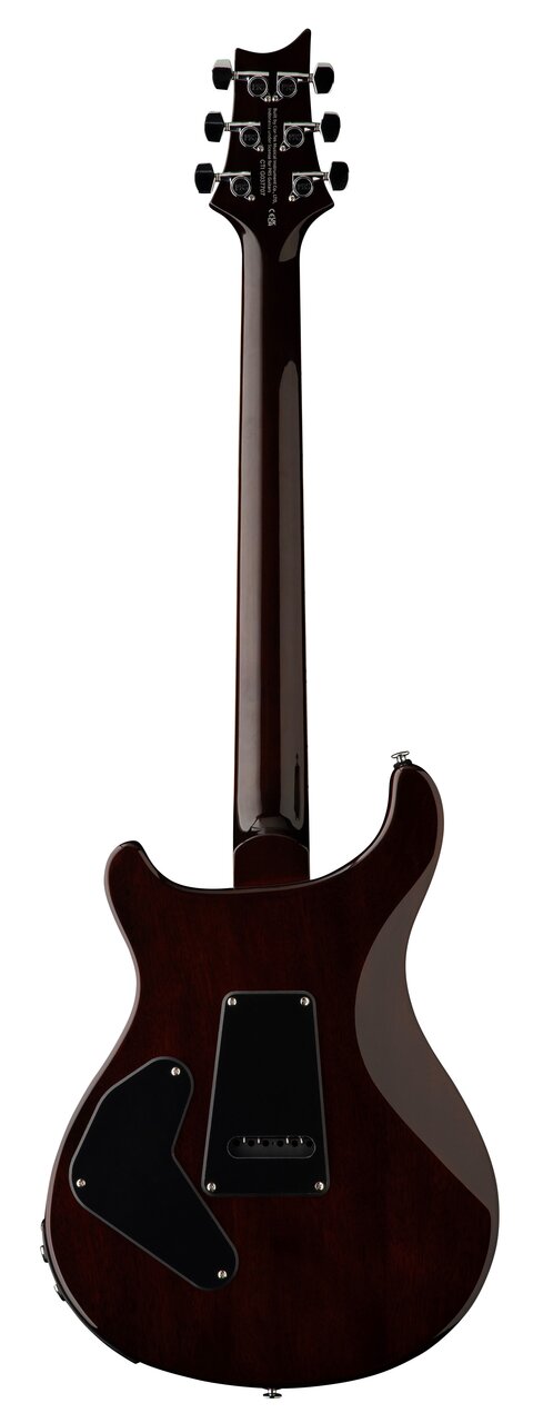 PRS SE Custom 24 Semi-Hollow Piezo Electric Guitar in Orange Tiger